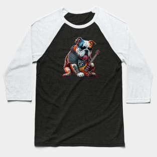 Bulldog Rocker Baseball T-Shirt